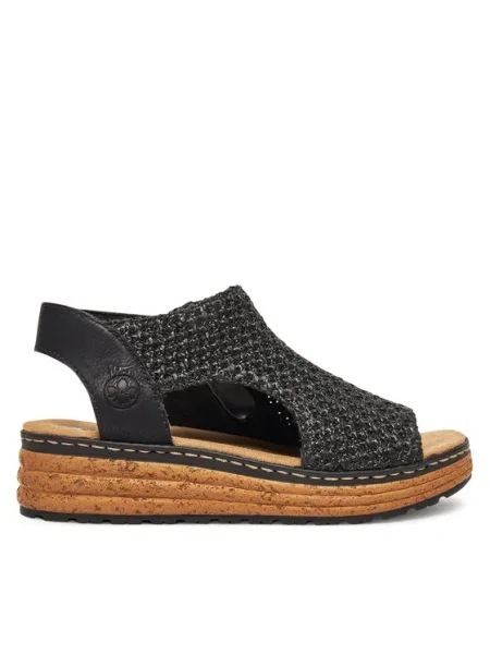 Rieker Sandale negru