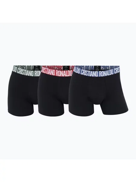 Boxeri pentru bărbați Basic Trunk 3 pack black negru