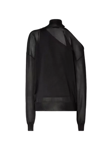 Pulover Fendi de mătase negru