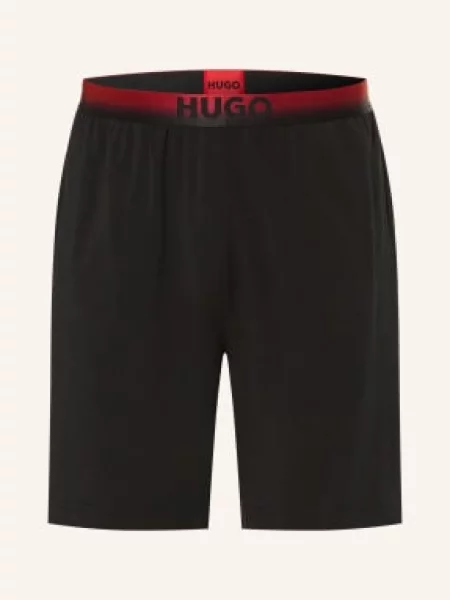 Hugo Spací Šortky Ray / tmavě červená černá