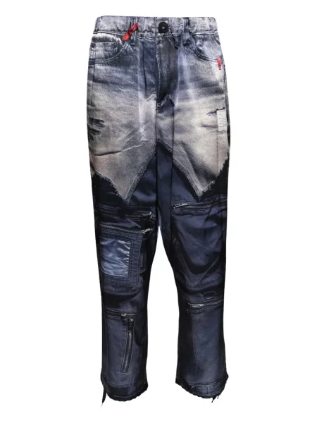 Pantaloni Maison Mihara Yasuhiro albastru