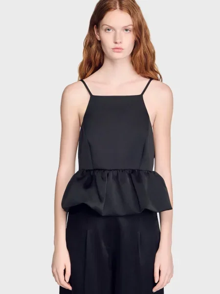 Топ Sandro чорний