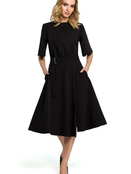 Rochie midi Made Of Emotion negru