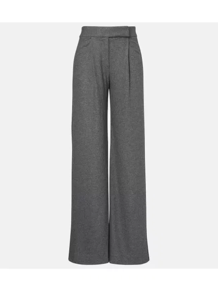 Pantaloni Veronica Beard cu talie înaltă gri