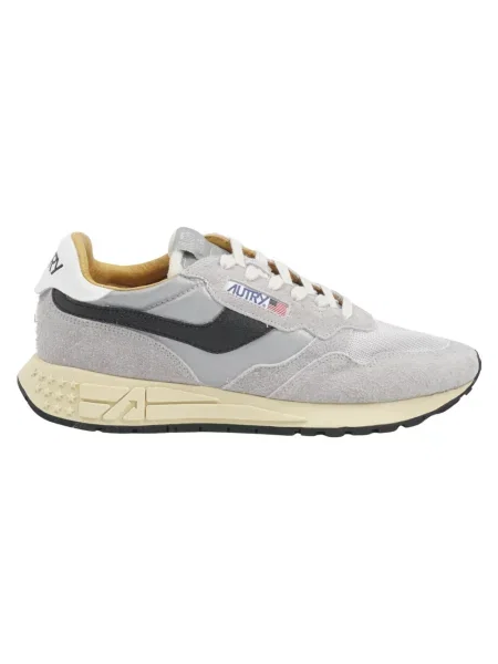 Sneakersy Autry skórzane szare