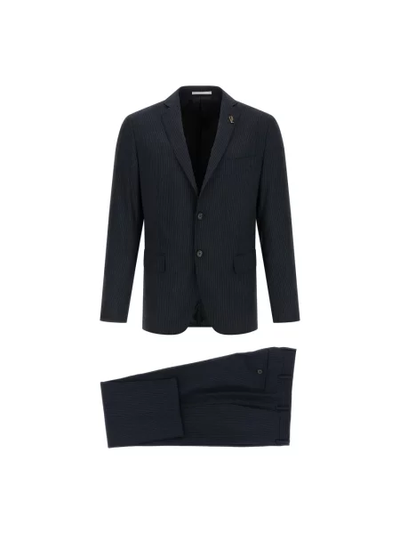 Garnitur Pal Zileri wełniany niebieski