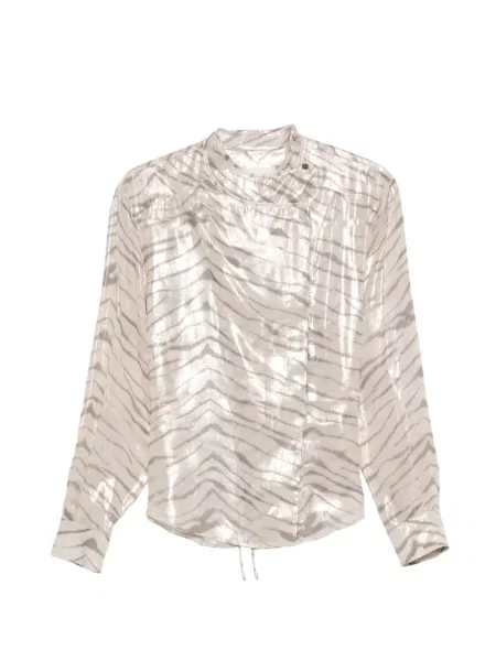 Cămașă Isabel Marant cu imagine cu model zebră