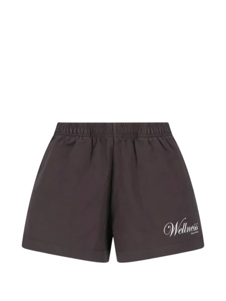 Raštuotos šortai Sporty & Rich ruda