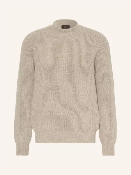 Brioni Sweter beige beżowy