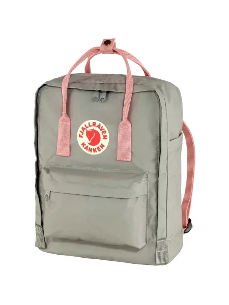 Turistický batoh Fjällräven Kanken 16 l fog/pink šedý