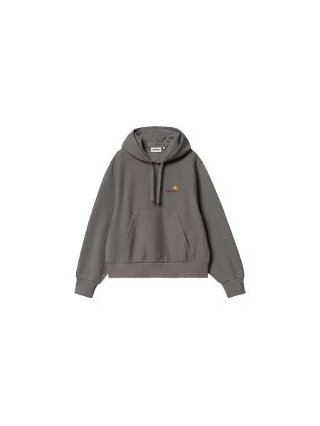 Carhartt WIP W HD American Script Sweat Kobiety Bluzy i bluzy z kapturem Carhartt WIP Size: S szary