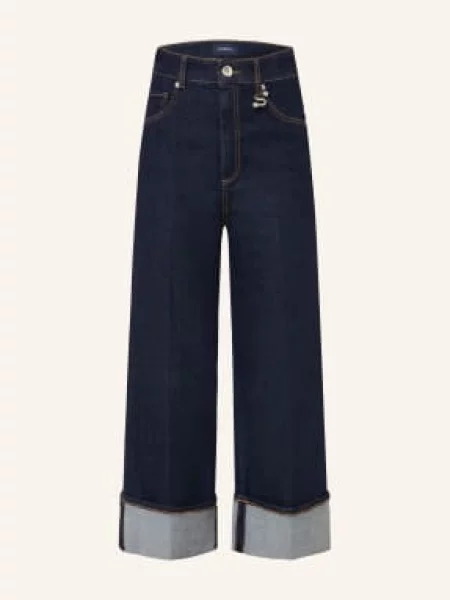 Sportmax Jeansy Wide Leg Rapido blau