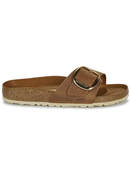Papucs BIRKENSTOCK Madrid Big Buckle Cognac barna