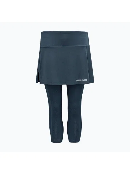 Дамска пола за тенис HEAD Club Tights Skort navy синьо
