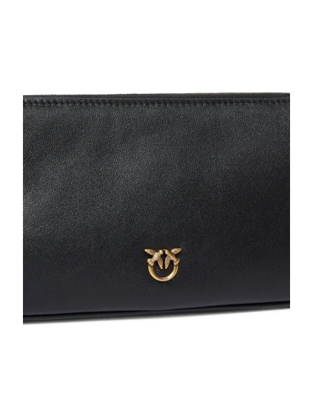 Geanta crossbody Pinko din piele negru