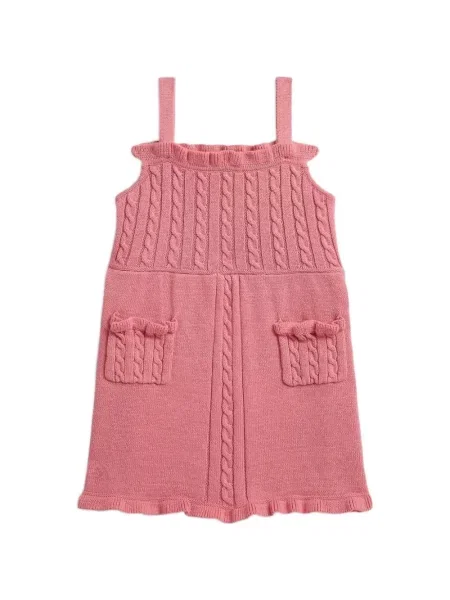 Sukienka dziecięca Polo Ralph Lauren różowa