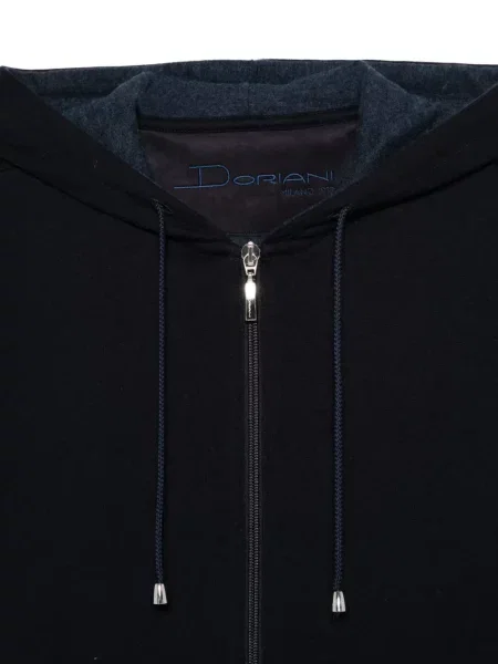 Mikina s kapucňou Doriani Cashmere modrá