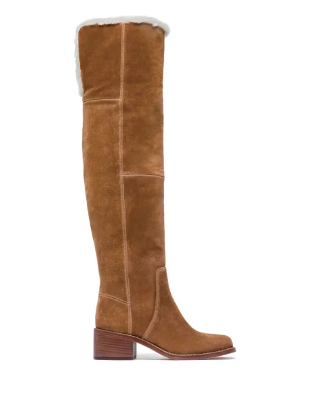 Botine Bernardo din piele de căprioară maro