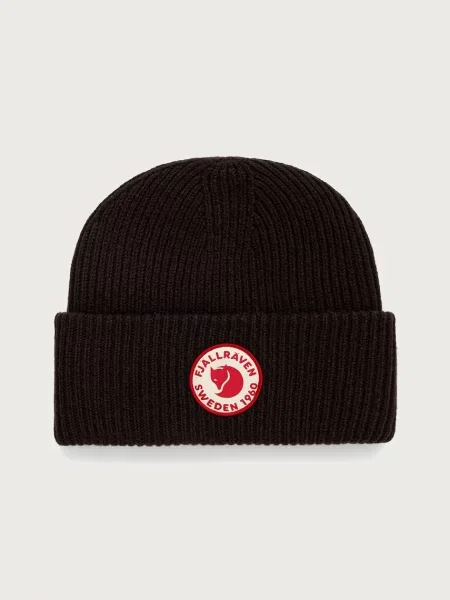 Fjallraven căciulă de lână Logo maro