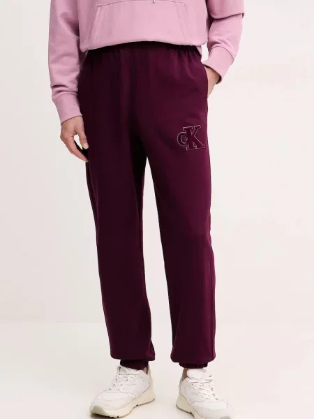 Calvin Klein Jeans pantaloni de trening violet