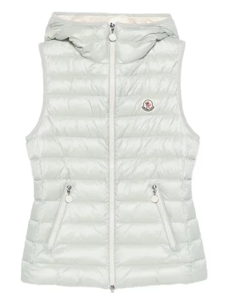 Vestă Moncler cu glugă verde