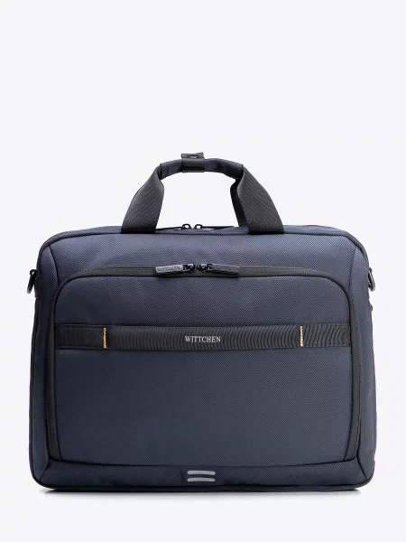 Torba z miejscem na laptopa granatowa