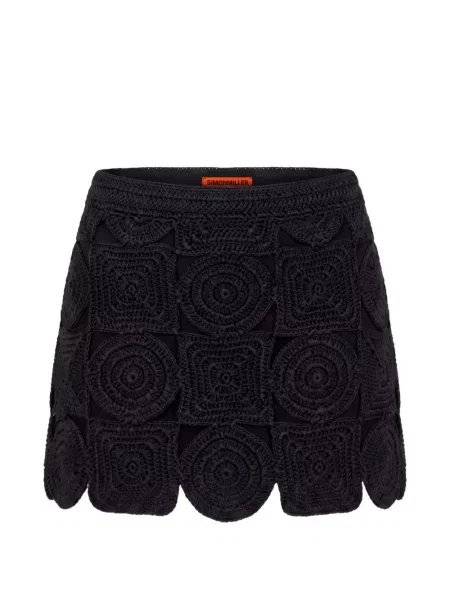 Fusta mini Simon Miller tricotate negru