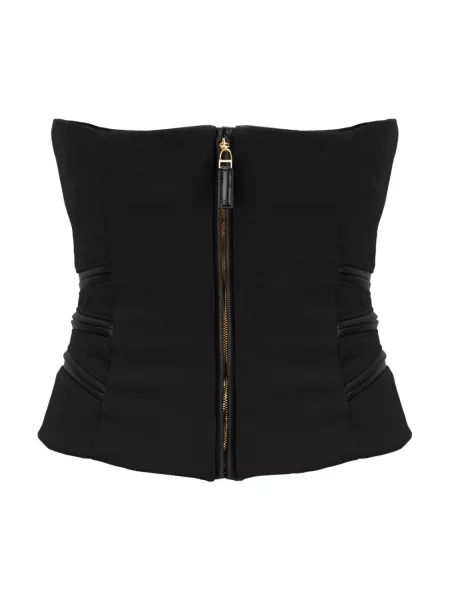 Top Elisabetta Franchi czarny
