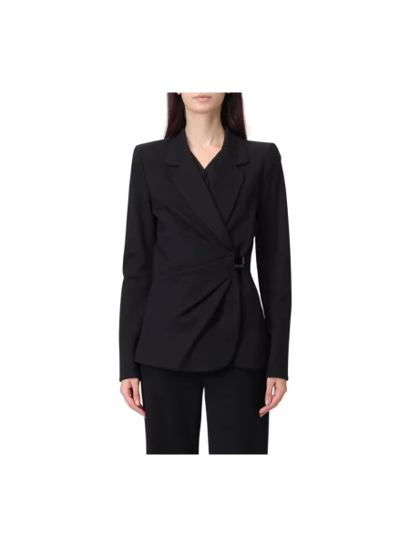 Dzianinowa marynarka Emporio Armani czarna