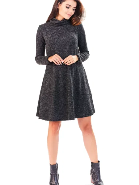 Sukienka mini Awama szara