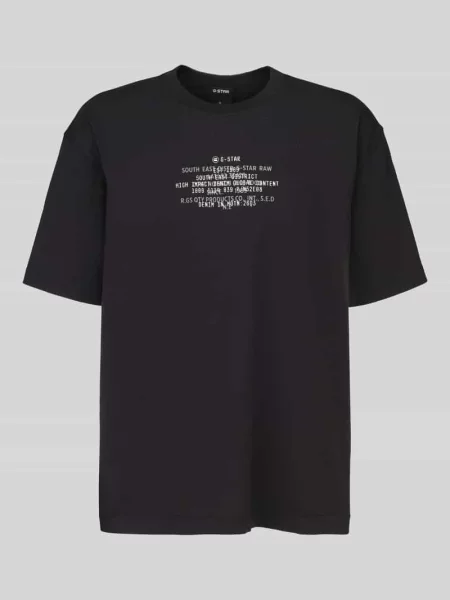 G-Star T-shirt Multi text relaxed r t czarna