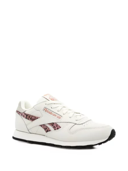 Sneakerși Reebok Classic Leather din piele cu imagine cu model leopard