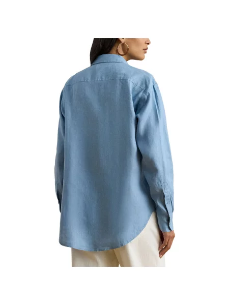 Blúzka Ralph Lauren modrá