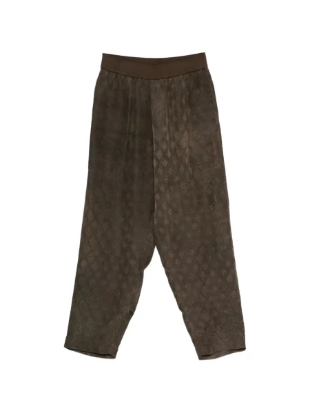 Pantaloni Uma Wang maro