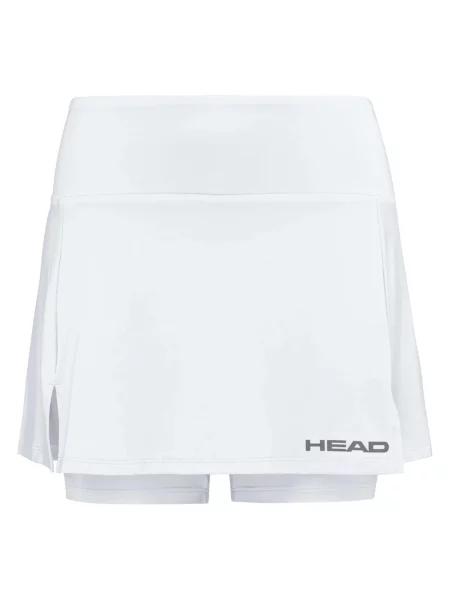 Spódnica tenisowa HEAD Club Basic Skort white biała