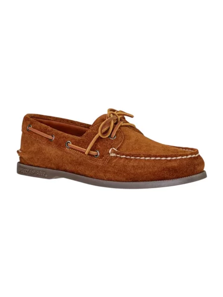 Półbuty Sperry skórzane brązowe