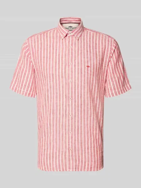 Koszula casualowa o kroju regular fit z kołnierzykiem typu button down Fynch-hatton czerwona