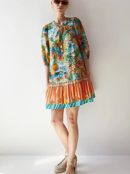 Medicine sukienka multicolor mini oversize