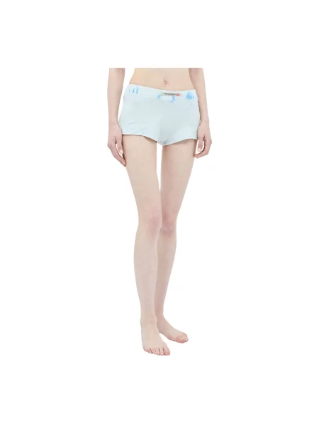 Dzianinowe szorty Diesel niebieskie