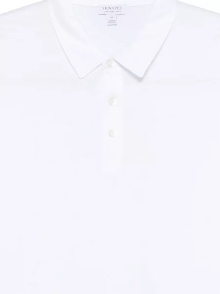 Polo Sunspel alb