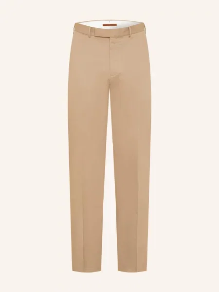 Zegna Chinosy Slim Fit beige beżowe