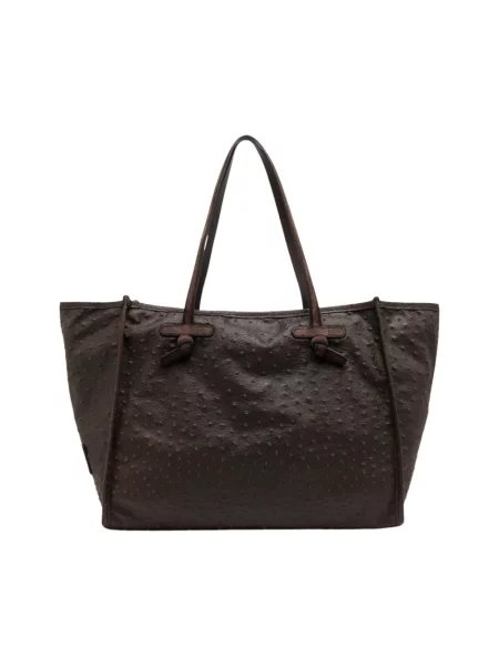 Shopperka Gianni Chiarini skórzana brązowa