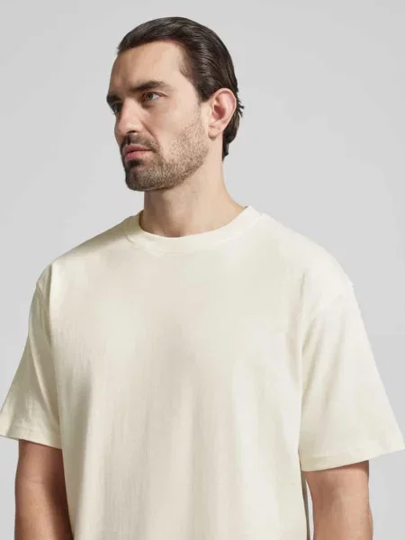 T-shirt o kroju relaxed fit z Mieszanka bawełny ekologicznej Model MAARKOS' Armedangels biała