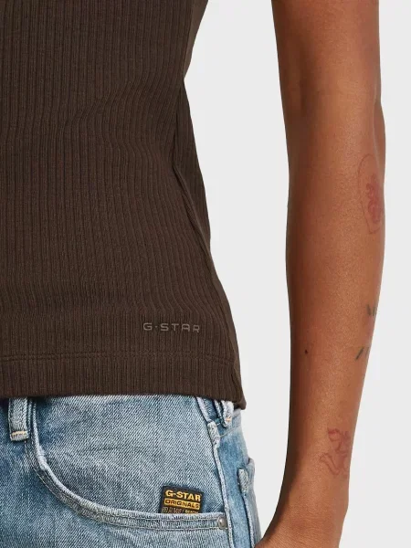 Топ G-star Raw коричневий