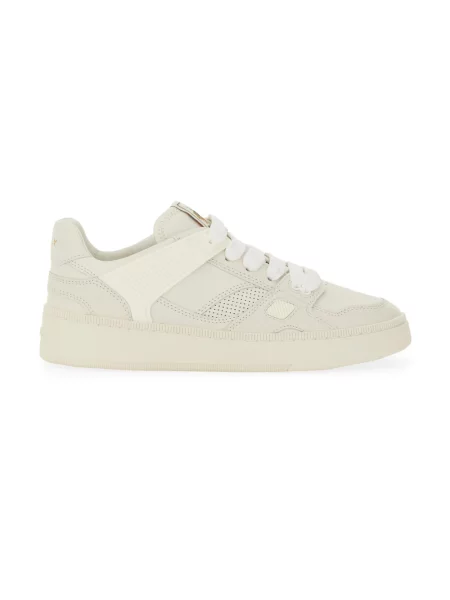 Sneakersy Bally skórzane białe