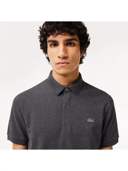 Поло Lacoste серое