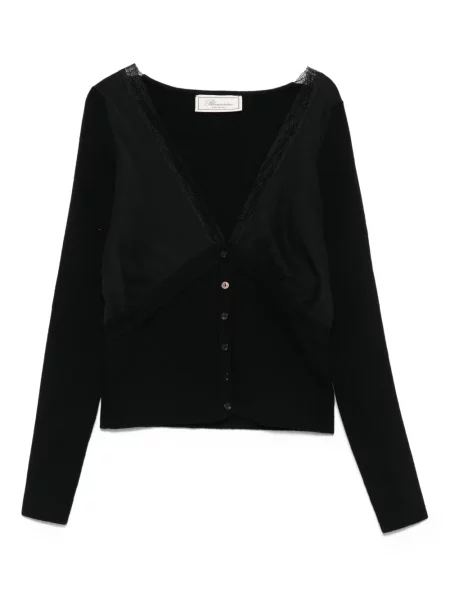 Cardigan Blumarine din dantelă negru