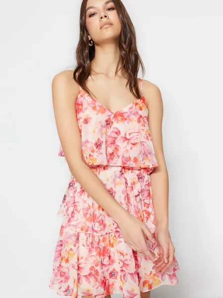 Trendyol Rochie de vară portocaliu roz