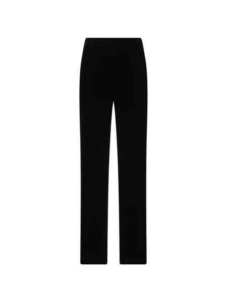 Pantaloni Kiltie de catifea negru