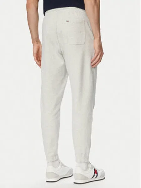 Tommy Jeans Nohavice svetlosivá
